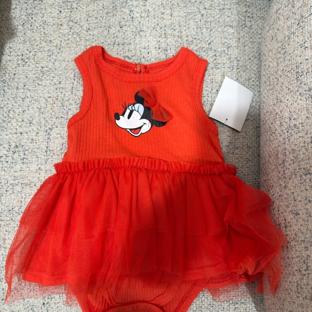 Disney Minnie Mouse Red Tulle Dress